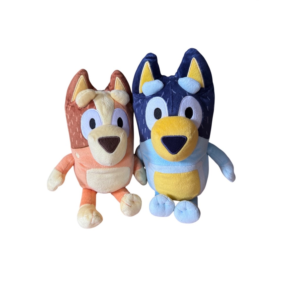 Disney Bluey Bingo and Bluey plush‎ bundle